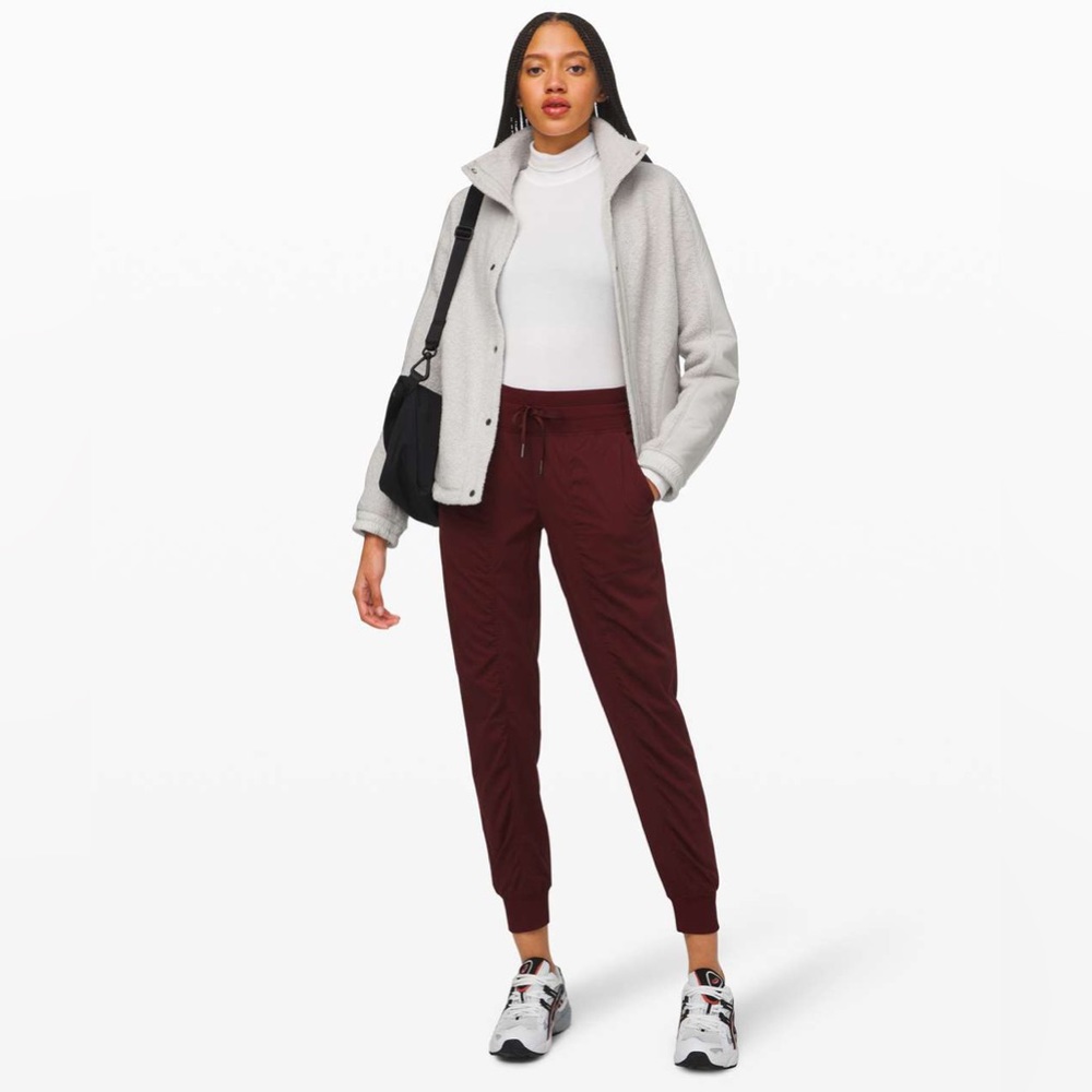 Garnet Lululemon Dance Studio Jogger, Size 4